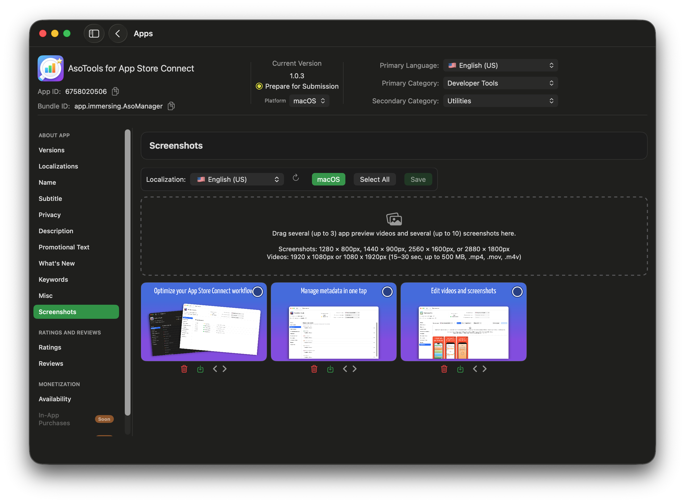 Screenshot and Video Management